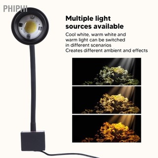 Phiphi kẹp trên cá đèn chuyên nghiệp cob hạt tiết kiệm năng lượng led bể 16.8w 50hz cn cắm 220v