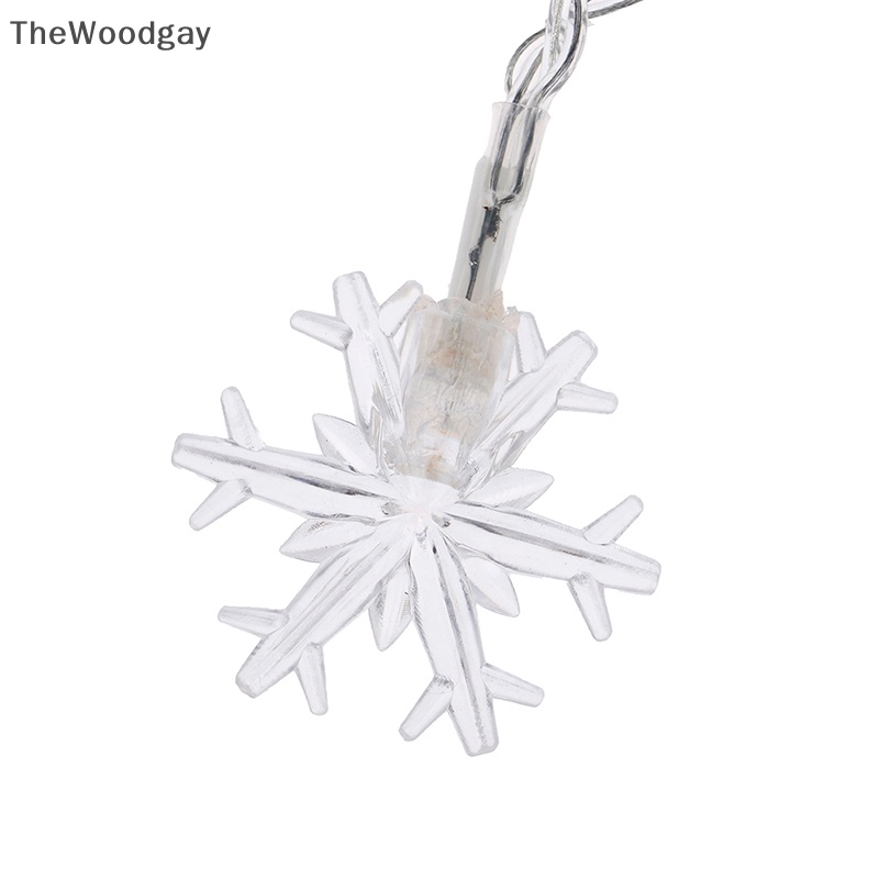 Dây Đèn led 3m Hình Bông Tuyết Trang Trí Giáng Sinh Năm Mới