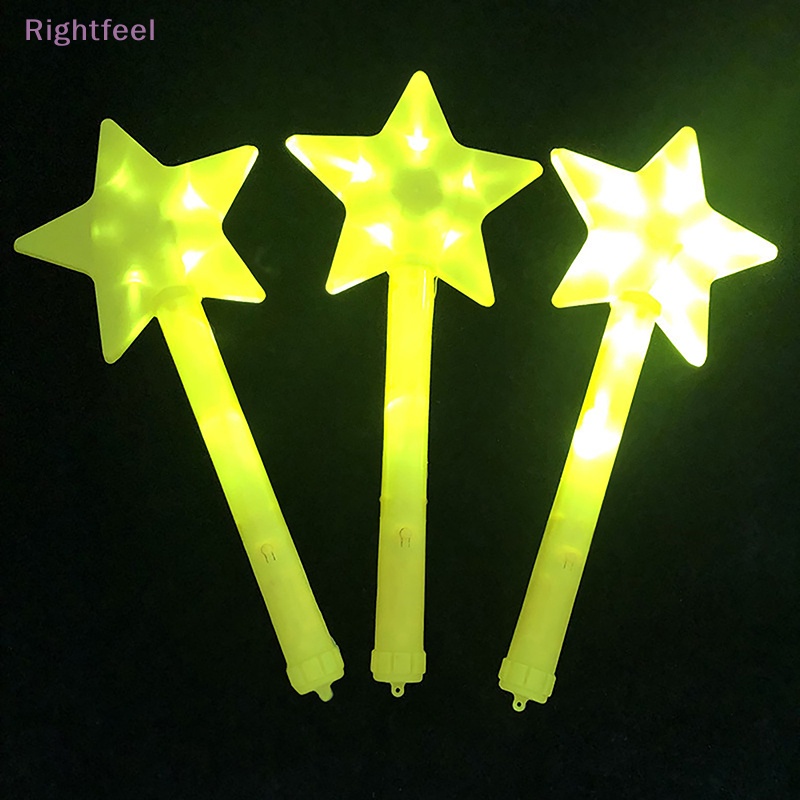 Gậy Phát Sáng Hình Ngôi Sao Năm Cánh Dùng Trang Trí Tiệc Sinh Nhật Cho Bé Mới