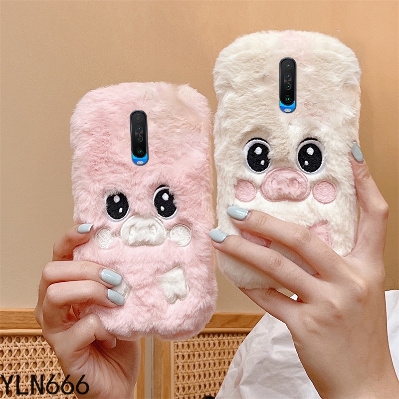 Ôp Điện Thoại Phủ Lông Hình Gấu Trúc 3d Dễ Thương Chống Sốc Cho oppo a78 a96 a58 a76 find x2 x3 x5 pro x2lite x5lite Ốp