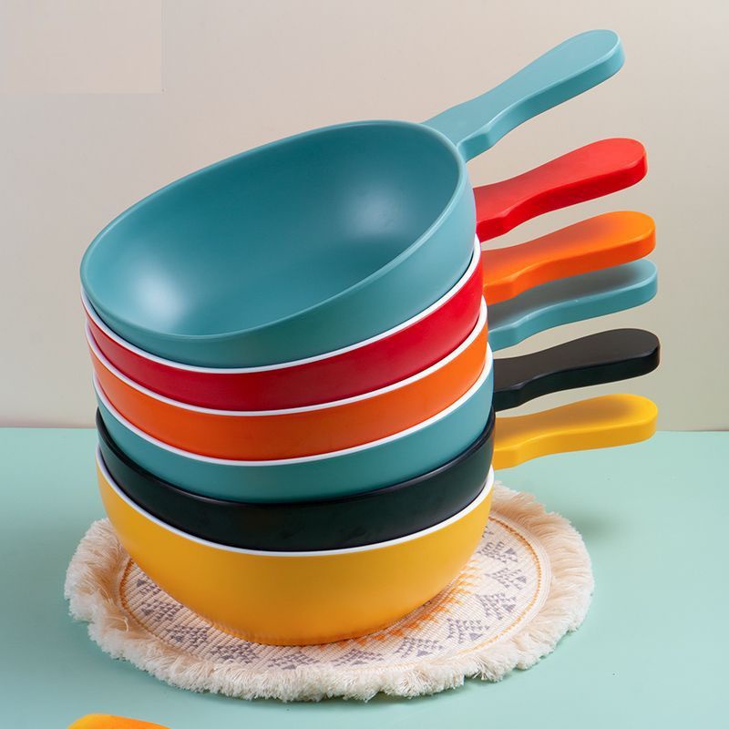 Bát mì gạo sáng tạo kiểu Bắc Âu tô cơm thương mại có tay cầm tô lẩu cay cửa hàng Mì tô Melamine Rame