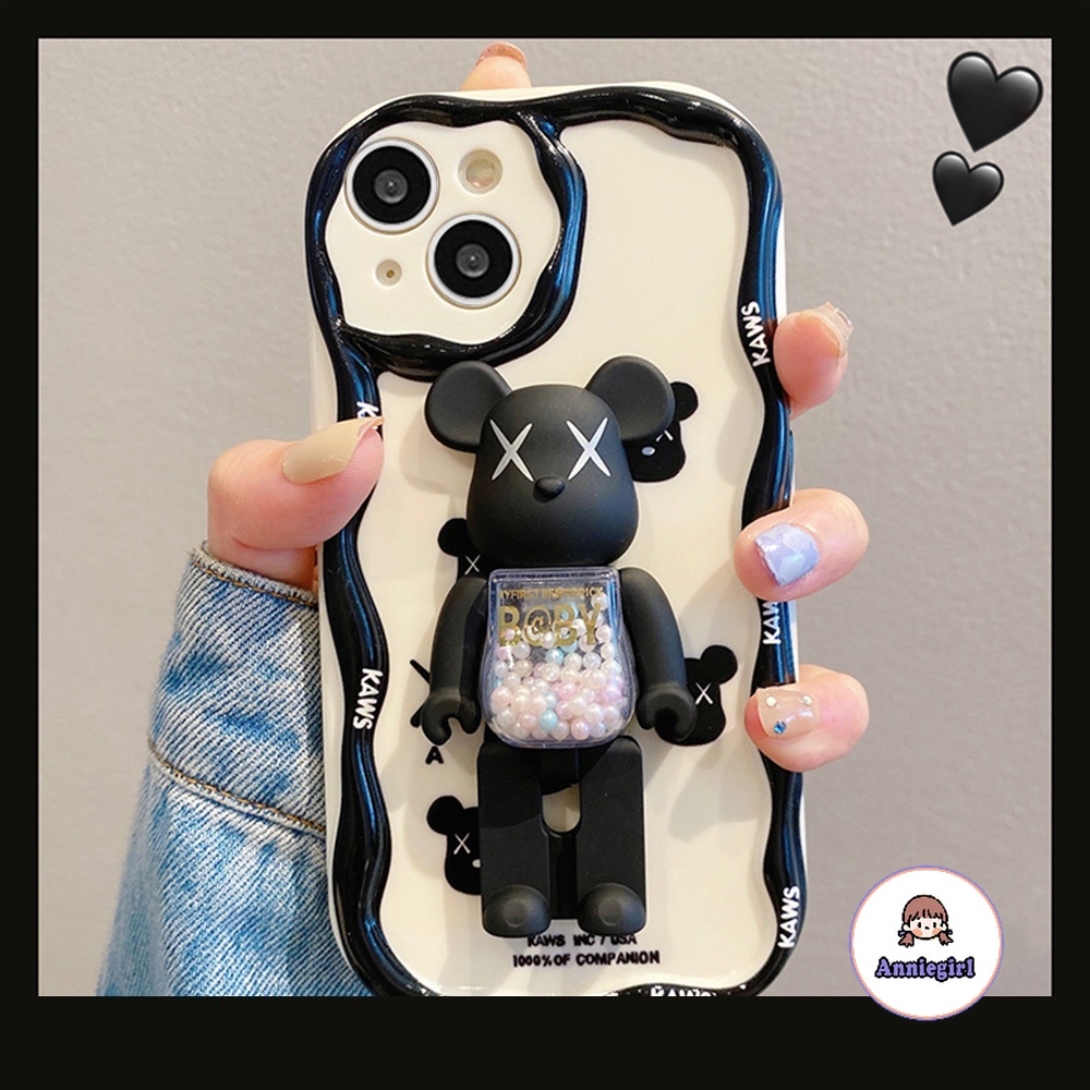 Ôp Điện Thoại Dẻo Họa Tiết kaws Kèm Giá Đỡ Cho iphone 11 pro max 14 pro max iphone 7 plus 8 plus 13 12 x xs xs max xr Ốp