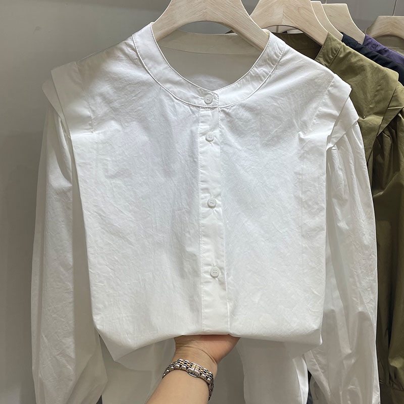 Áo Sơ Mi Tay Dài Cỡ Lớn Thời Trang Mùa Thu 2023 Cho Nữ 150kg