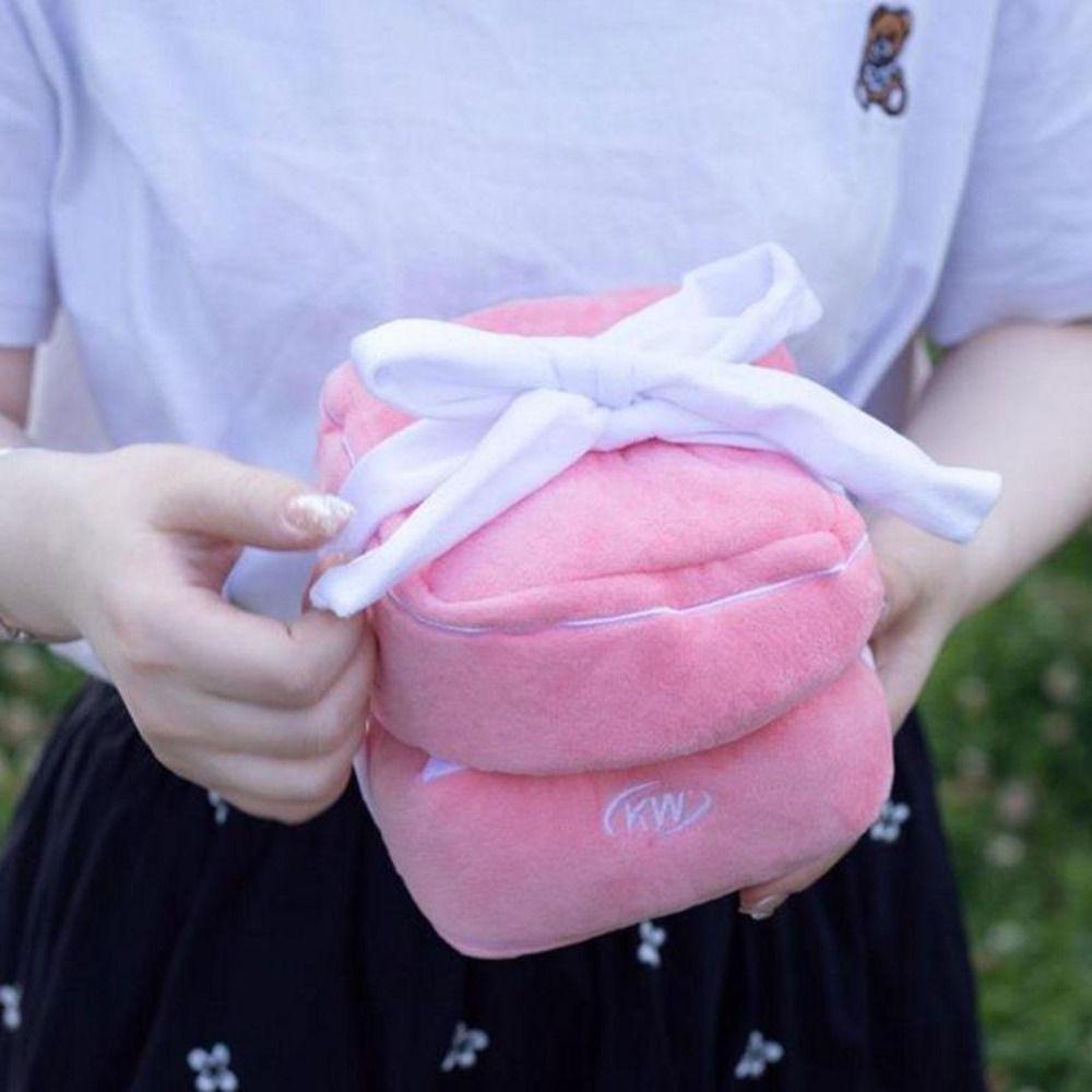 Leota Hộp Đựng Nhẫn Đồ Chơi Trái Tim Nhồi Bông pp Đáng Yêu Thích Hợp Làm Quà Tặng Bạn Gái