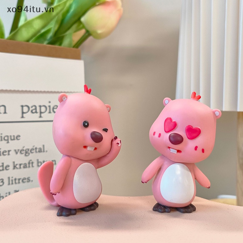 Xoitu Mô Hình Búp Bê Poopy Màu Hồng beaver loopy series Thứ 1 Và 2 Thần Bí Ẩn Chính Hãng vn