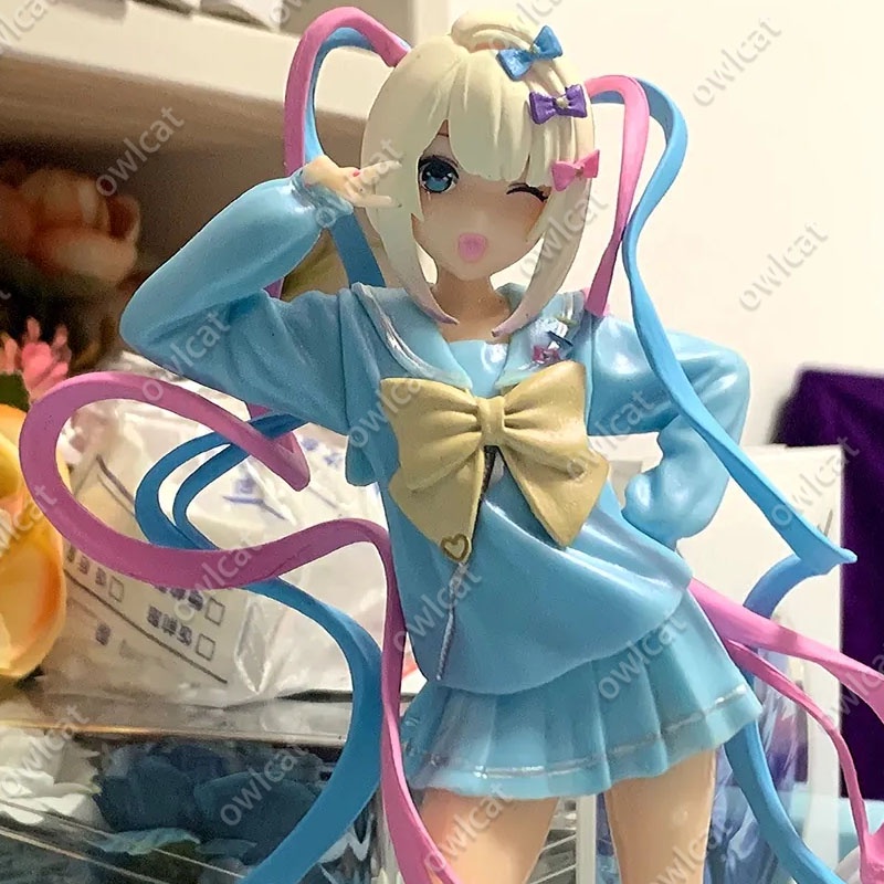Mô Hình Nhân Vật Needy Streamer Overload KAngel  17cm Virtual Uploader Idol VTuber OMGkawaiiAngel-chan Ame PVC Figure Packed in Box Model