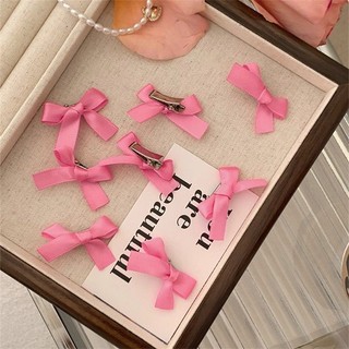 5 Cái ~ 3cm Nơ Mini Tóc Nhỏ Kẹp Đầu Trước Nổ Kẹp Mũ Đội Đầu Ngọt Ngào Dễ Thương Kẹp Tóc Bện Tóc