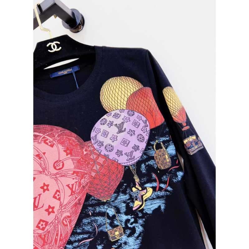 ❤️❤️❤️❤️ Áo sweater Nữ Tay Dài Thêu Hoa Cổ Thuyền