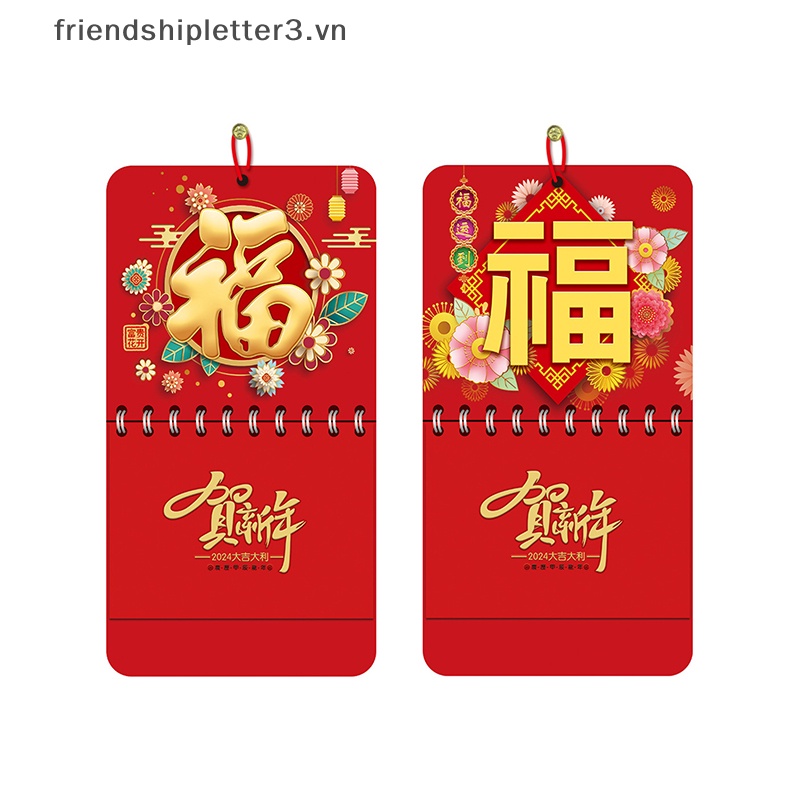 Lịch Năm Mới 2024 mini Để Bàn Trang Trí