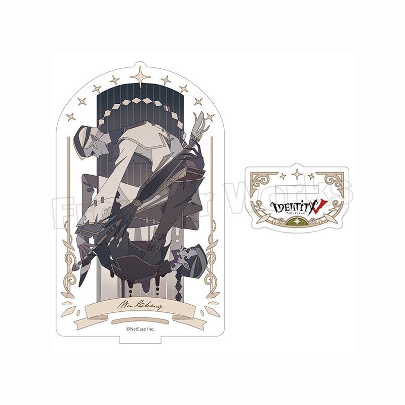 Mô hình Standee New Anime Identity V Cosplay Mercenary Embalmer Prospector Seer Prisoner in hình nhân vật 2 mặt rõ nét