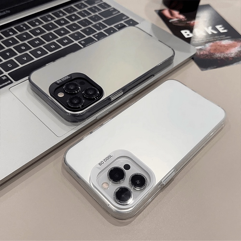 Ốp lưng Matte Laser Samsung Galaxy A54 A34 A24 A14 A73 A53 A52 A52S A23 A13 4G 5G Colored silver Soft Edge Anti-fall Hard Phone Back Case Cover CYD 01
