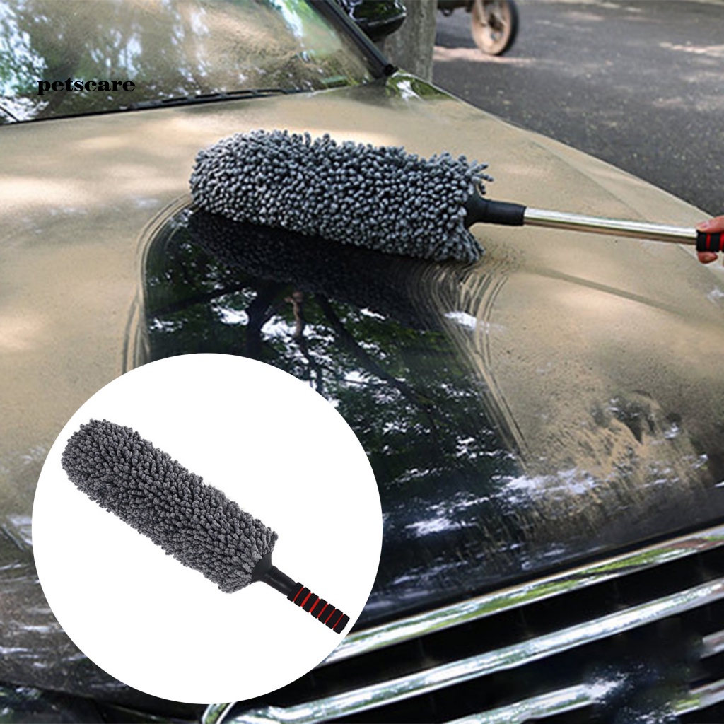 Qica Chổi Quét Bụi Tĩnh Điện Siêu Mềm Vệ Sinh Xe Hơi Không Để Lại Dấu Vết