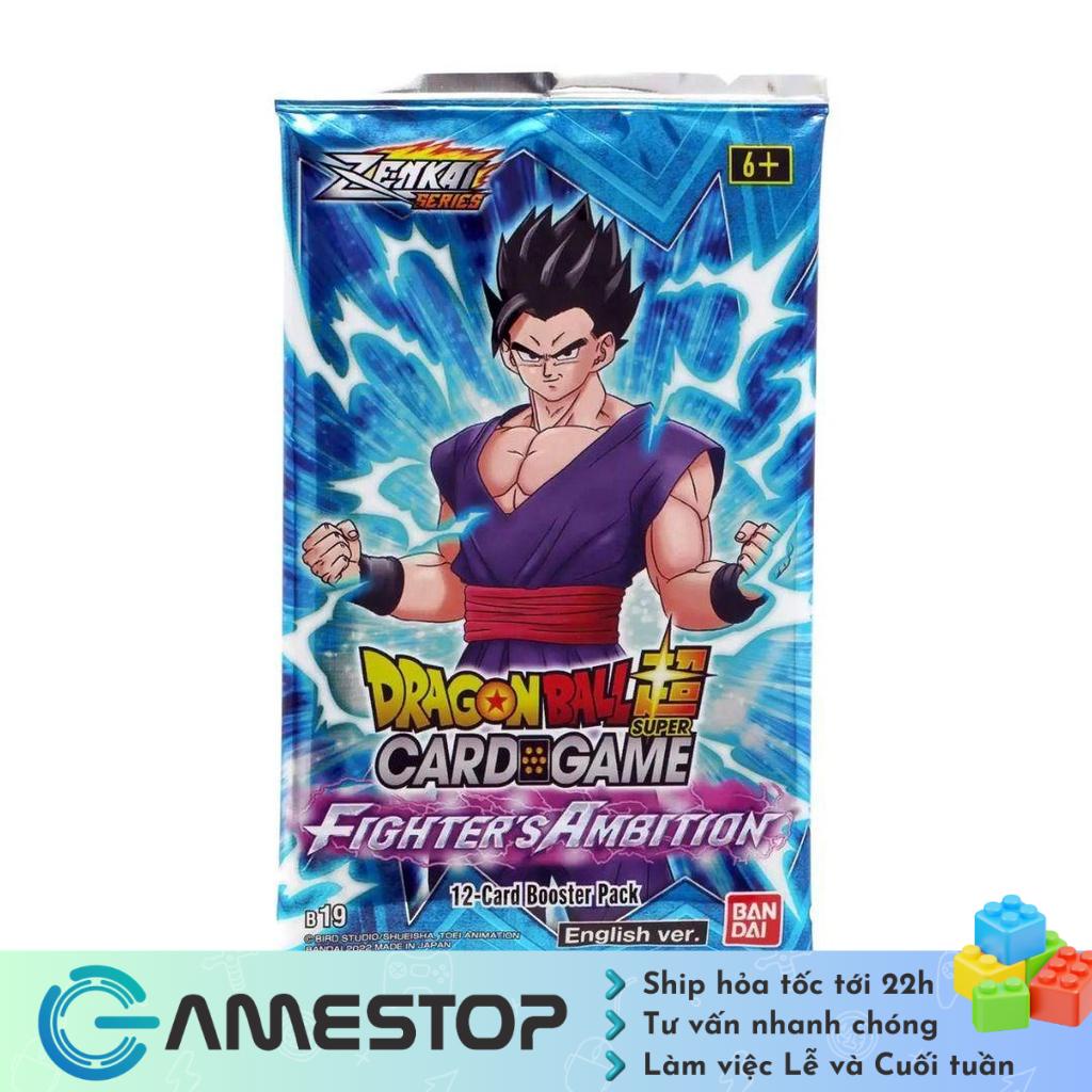 BandaiThẻ bài Dragon Ball Super CCG Fighter's Ambition Zenkai Series Set 02 Booster Box DBSB19 tiếng Anh DBTCGUSBOOB12