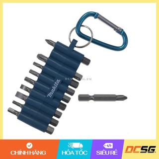 Bộ mũi vít 10 cái có móc treo makita d-67620 | dcsg