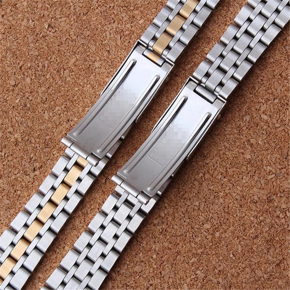 Dây Đeo Tay Bằng Thép Không Gỉ 13mm 17mm 19mm 20mm Cho Đồng Hồ Thông Minh