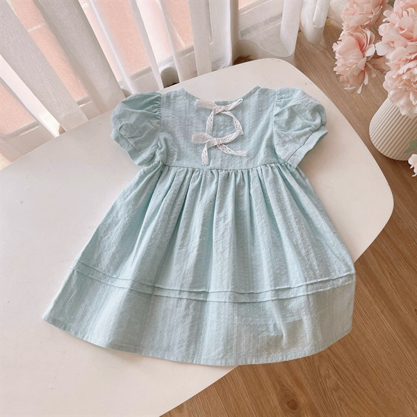 Váy Thô Thêu Hoa Và Sóc 9-33kg