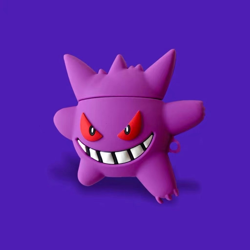 Vỏ Bảo Vệ Hộp Sạc Tai Nghe airpods 2 / pro / 3 Bằng Silicon Họa Tiết Hoạt Hình pokemon Dễ Thương