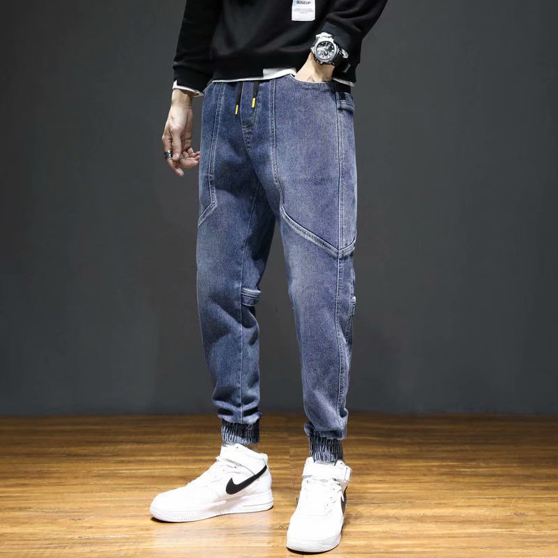 Quần Thể Thao Ống Rộng Lót Nhung Thời Trang Thu Đông 2023 Cho Nam