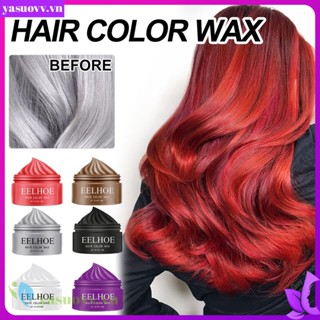 Eelhoe Sáp Vuốt Tóc Đổi Màu Nhuộm Tóc Tạm Thời 5  Màu Wax Đổi Màu Tóc Nam Nữ Thời 30ml Dễ Sử Dụng