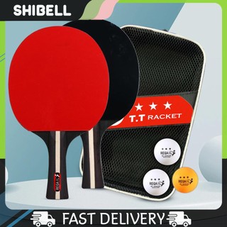 Set 2 Vợt Chơi Bóng Và 3 Quả Bóng ping pong tiên tiến