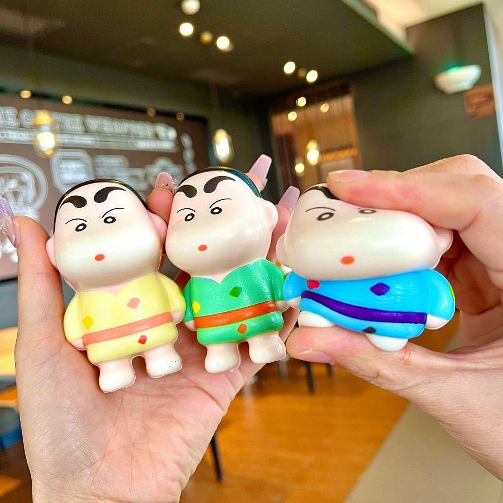 Mmluck Đồ Chơi Bóp Phục Hồi Chậm Làm Từ pu Hình Cậu Bé Bút Chì shin-chan Dễ Thương Dùng Làm Quà Tặng Sinh Nhật