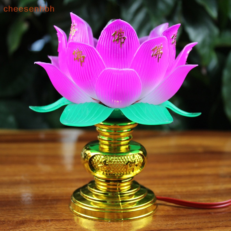 1 Đèn Hoa Sen Để Bàn Trang Trí Phong Cách Phật Giáo vn