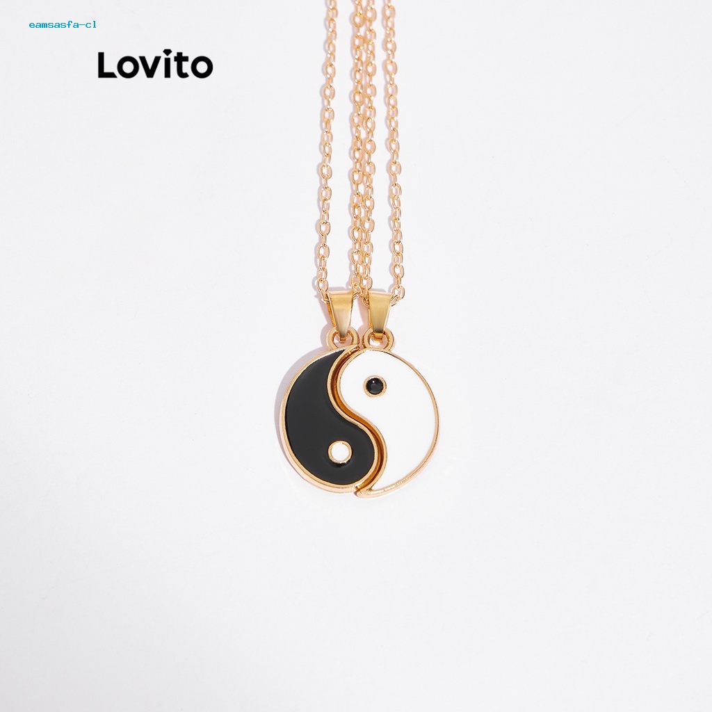 2 Dây Chuyền Mặt Âm Dương / Bạc Cho Cặp Đôi l46ad001