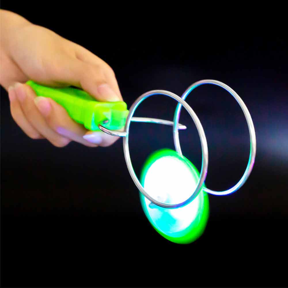 Magic Flying Glow Toy LED Light Rotating Track Toy