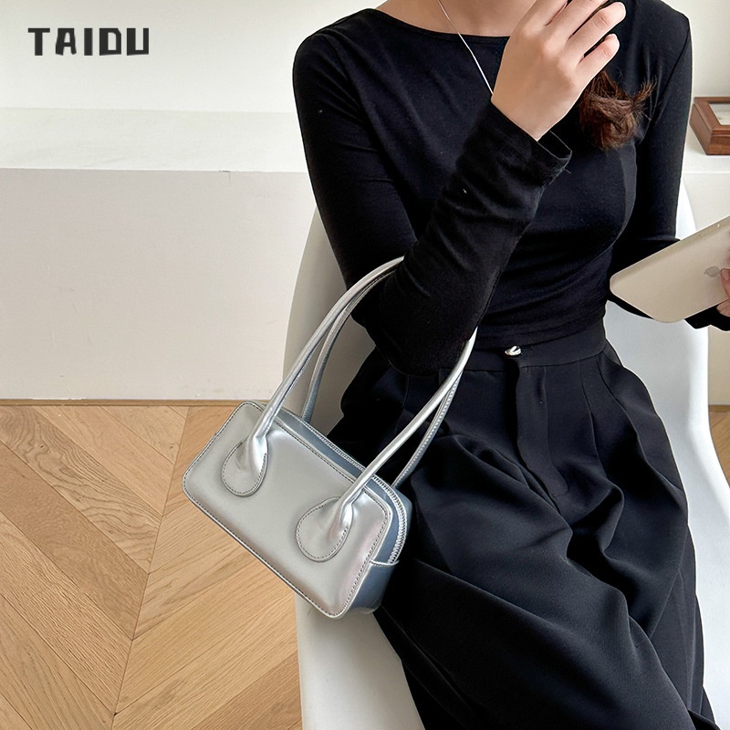 Đơn Giản Sáng Tạo Cá Tính Phù Hợp Với Túi Đeo Vai Nữ Mùa Hè Mới Kết Cấu Cao Cấp Mịn Sáng Bóng Túi Nữ Nách Túi | BigBuy360 - bigbuy360.vn