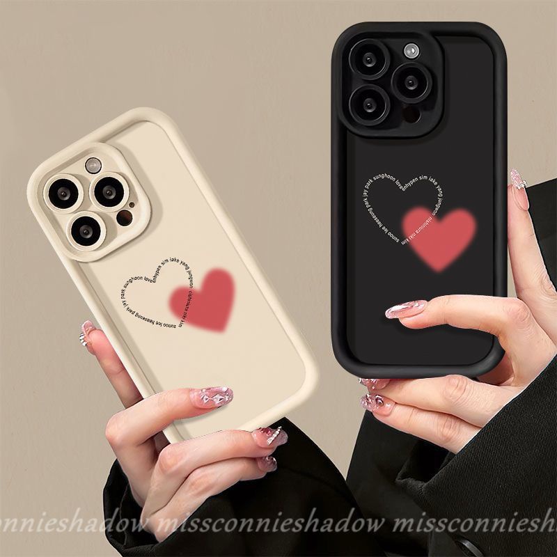 Thời Trang Ốp Điện Thoại Hình Trái Tim Cho iphone 12 7plus 11 13 15 14 pro max xr x xs 8plus max 6s 7 8 6 15 plus se 2020