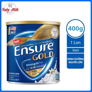Sữa bột ensure gold hương vani lon 380g