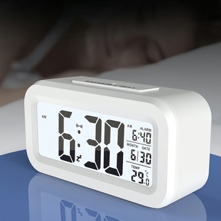 Đồng hồ báo thức phần nhiệt độ đồng hồ báo thức lười biếng tắt tiếng đồng hồ điện tử đồng hồ -Maigen Shop