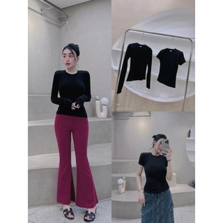 Set áo trơn basic đệm vai td+tn louis.h