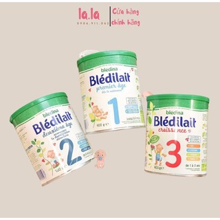 Sữa công thức bledilait/bledina pháp đủ số 1-2-3-4 400g
