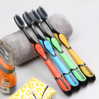 Bàn Chải Đánh Răng Than Tre Hoạt Tính Bossi Hàn Quốc, Răng Trắng Sạch, Loại Bỏ Mảng Bám Cứng Đầu.