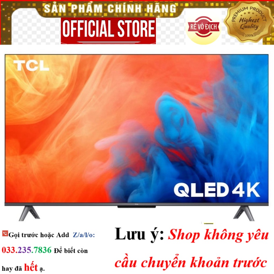 &gt; Google Tivi QLED TCL 4K 65 inch 65Q646