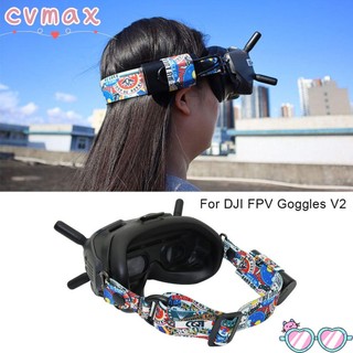 HOMEIN  Băng đô thay thế Graffiti Màu sắc có thể điều chỉnh Phụ kiện máy bay không người lái cho Kính DJI FPV V2