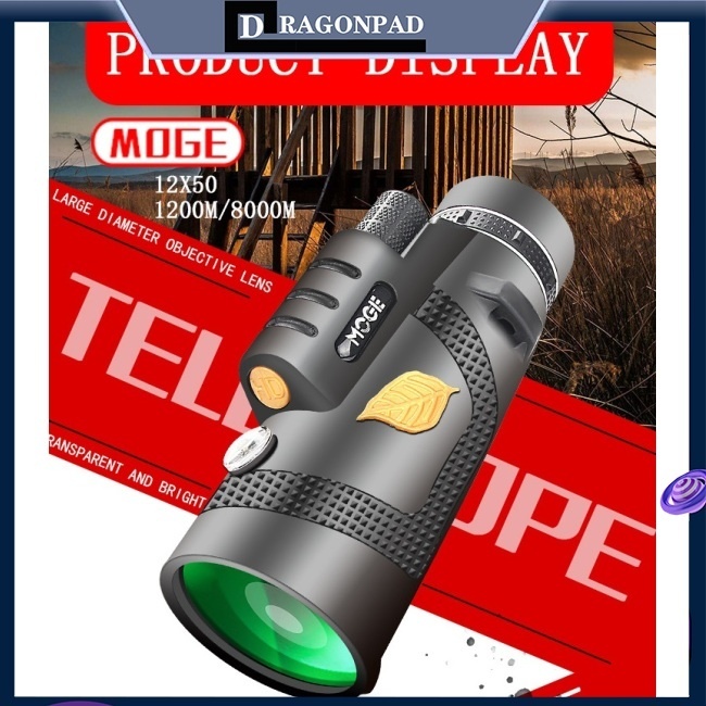 Ống Nhòm Đơn 12x50 Phóng To Vocal Concert Ống Kính Một Lăng Kính | BigBuy360 - bigbuy360.vn