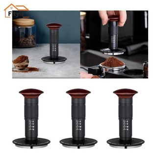 Phụ kiện cà phê bằng thép không gỉ Espresso Tamper Tay cầm nhôm có thể điều chỉnh độ sâu cho khách sạn