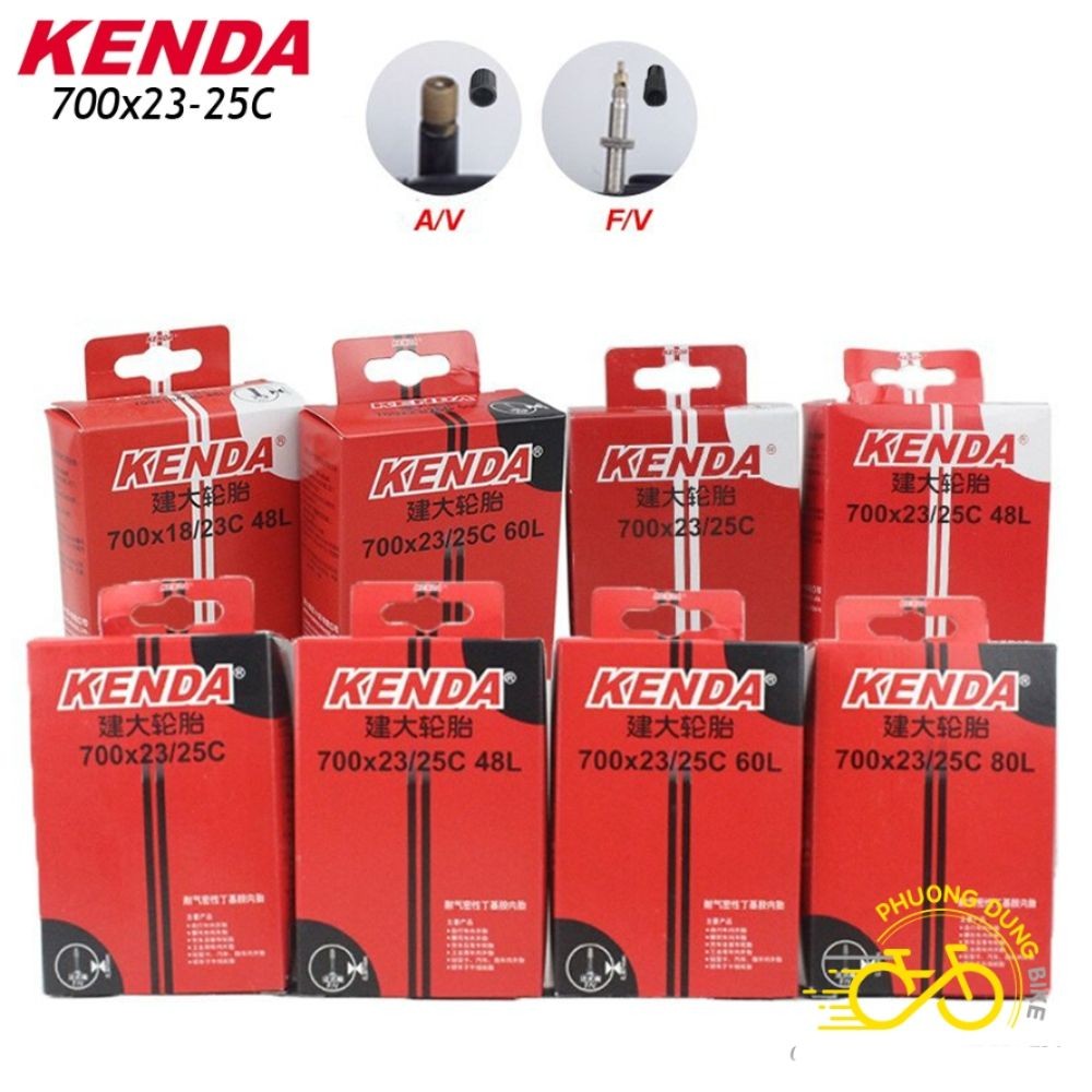 Ruột (Săm) xe đạp KENDA 700x23-25C