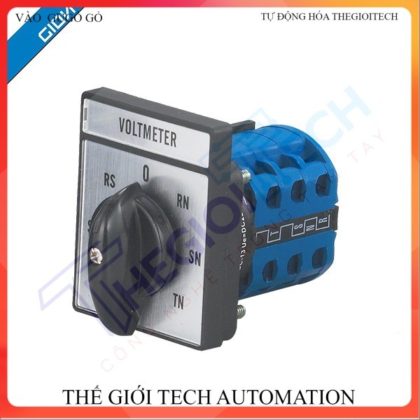 Chuyển Mạch Volt TGT (CNC) | Mã LW28-20A | 7 Vị Trí: R, S, T, RS, ST, TR | Kích Thước 48x60 | Hàng C