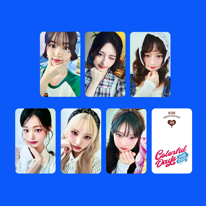 4-6 chiếc IVE Lomo Cards 2025 Lời chào mùa giải The Prom Queens FANCLUB World Tour trong rạp chiếu p