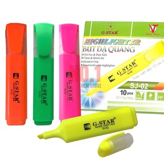 Bút viết dạ quang đánh dấu Gstar SJ-02 / SJ02 một đầu highlight