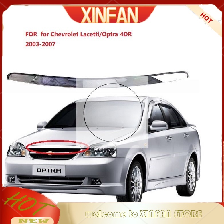 Phụ Kiện Lưới Tản Nhiệt Phía Trước Bằng chrome Cho chevrolet lacetti / optra 4dr 2003-2007