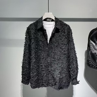 Áo Sơ Mi Tay Phồng Dáng Rộng Phong Cách Trẻ Trung Thời Trang Xuân Thu Mới Cho Nam