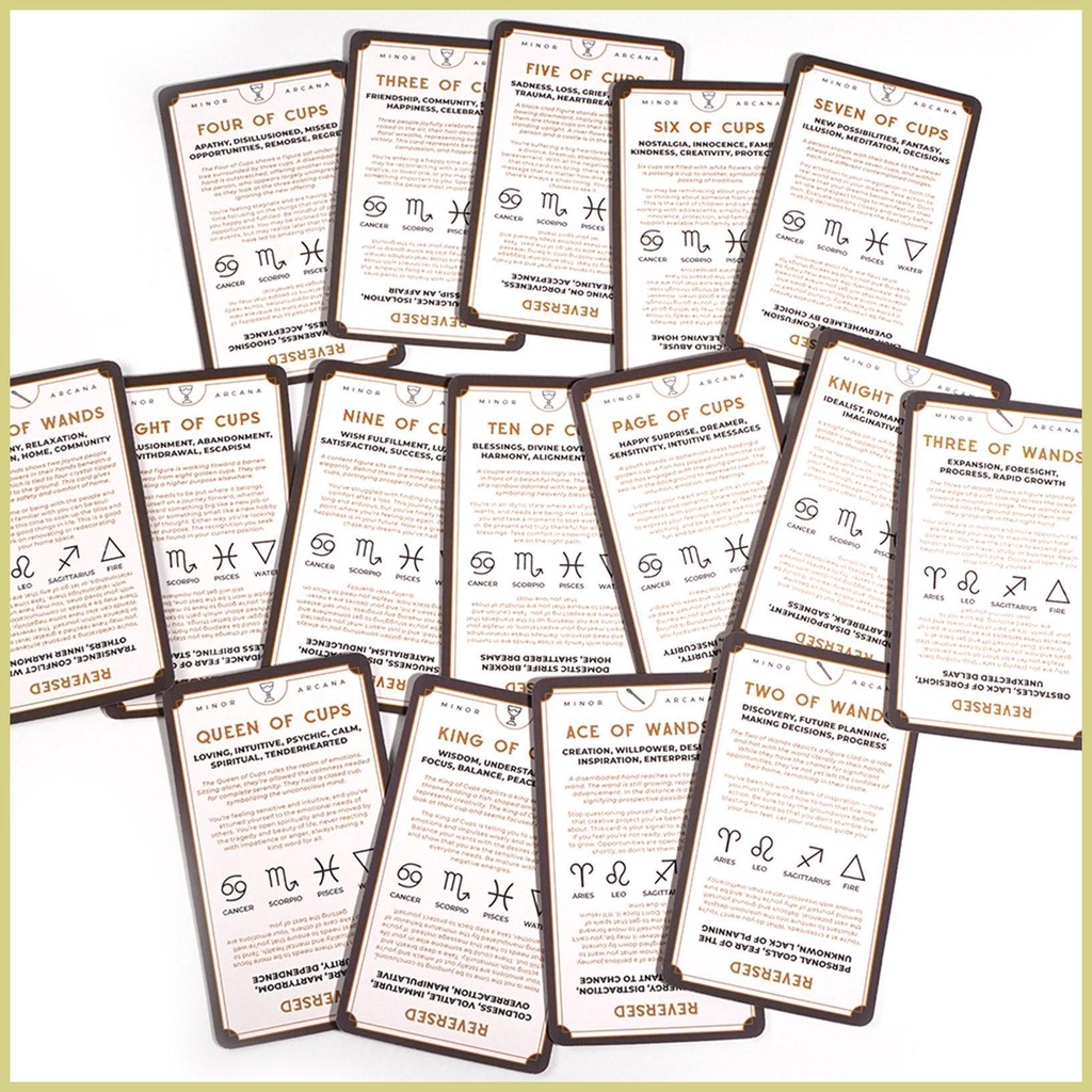 Bộ Thẻ Bài tarot Luyện Tập Trí Não