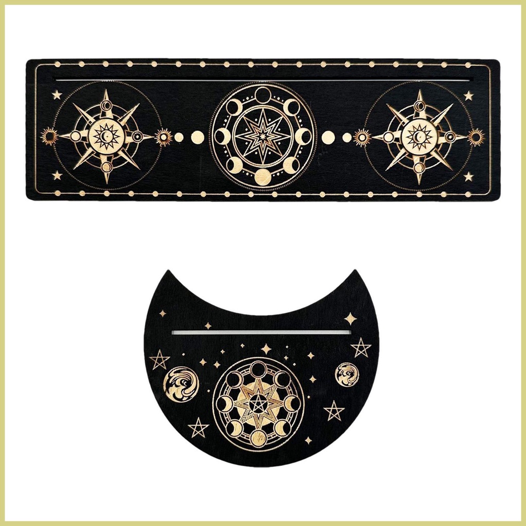 Giá Đỡ Bài tarot Chia Ngăn Bằng Gỗ Tiện Dụng