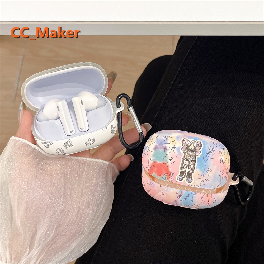 For Baseus Bowie M2S Case Cartoon Astronaut Silicone Soft Case Baseus M2S Shockproof Case Protective Cover Solid Color Baseus Bowie M2S Case