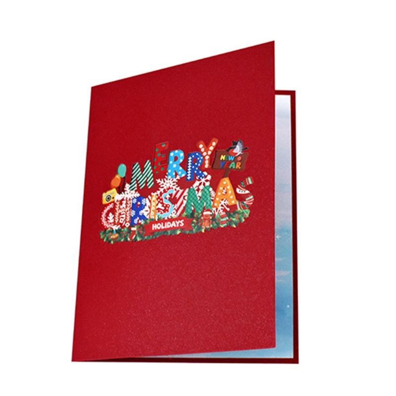 Thiệp Giáng Sinh 3d Có Nhạc Và Đèn