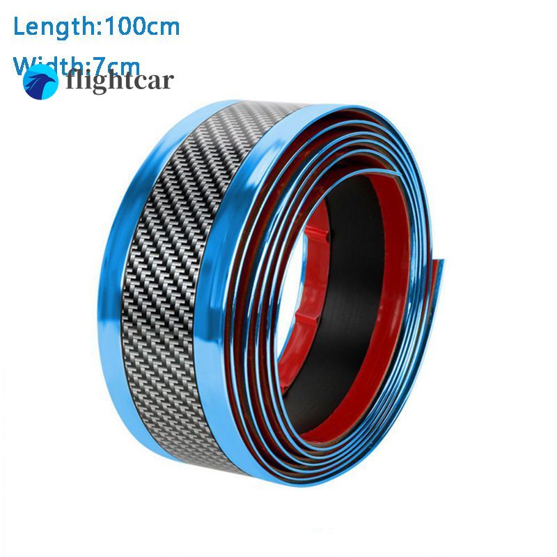 Sticker Sợi carbon 3d 7x100cm Bảo Vệ Trang Trí Ngoại Thất Xe Hơi